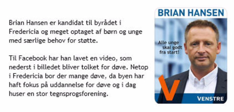 Brian Hansen Videotekst