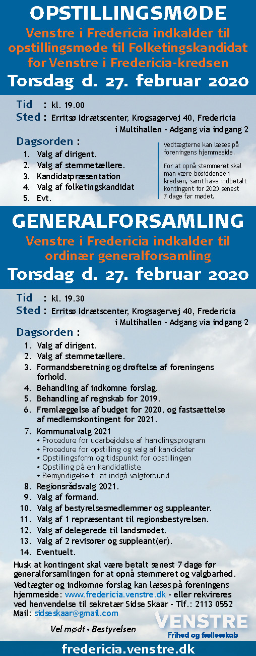 Generalforsamling 2020